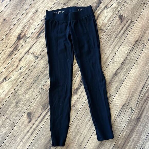 Lilly Pulitzer size small black Mia leggings - Picture 1 of 4